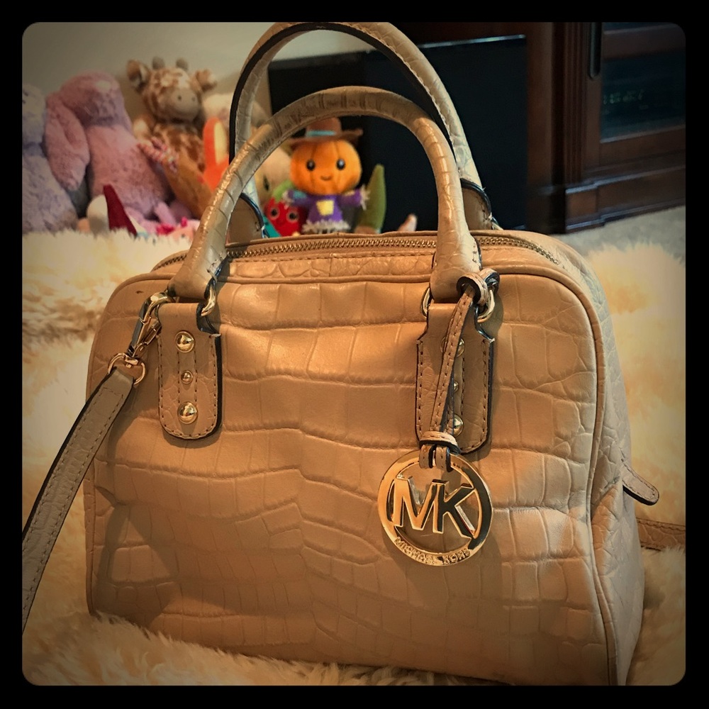 Michael Kors alligator style convertible bag *fab*